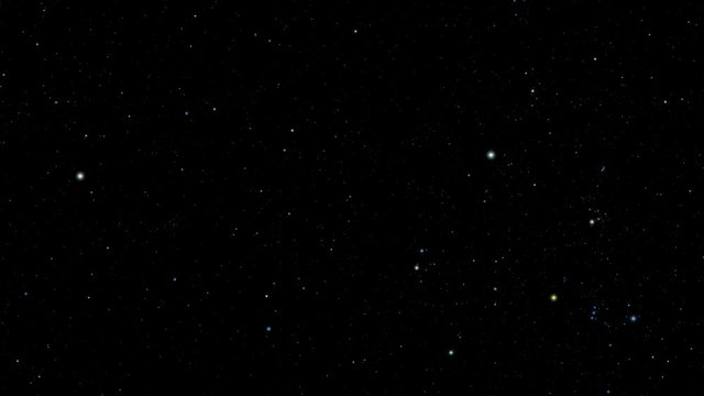 Night Sky 008: A star field twinkles in a night sky (Loop).