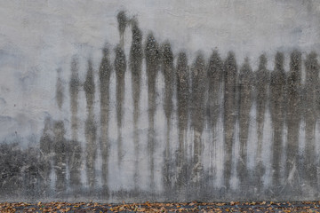 Feuchte Wand
