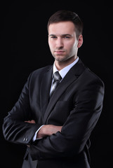 portrait of a handsome businessman