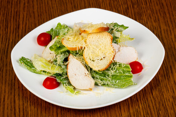 Caesar salad with chicken