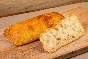Italian ciabatta bread