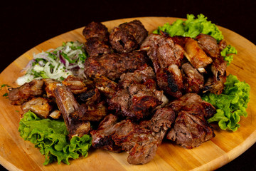 Lamb plate barbecue