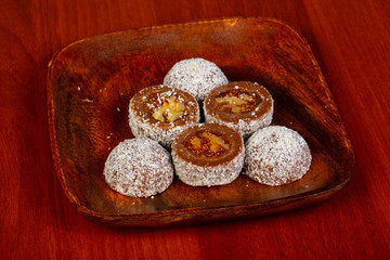 Dried fig dessert