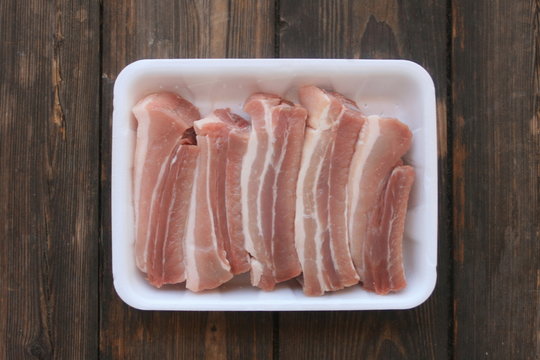 Schweinebauch, Bauchscheiben, Dicke Rippe
