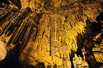 Beautiful view of Dim Magarasi cave in Turkey