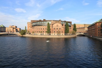 Fototapeta na wymiar Parliament of Sweden