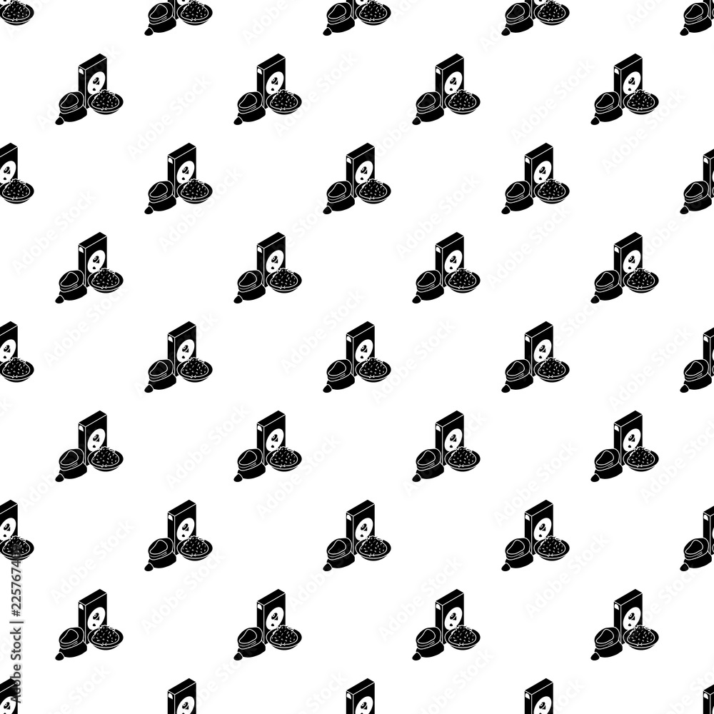 Poster corn flour pattern vector seamless repeating for any web design