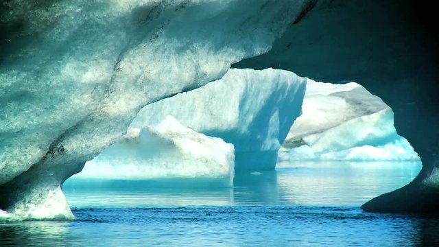 Loop of Melting Polar Icecap