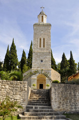 Fototapeta premium Old monastery Zitomislic, Mostar, Bosnia And Herzegovina.