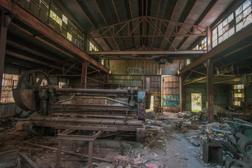 Abandoned Steel Machine Factory
