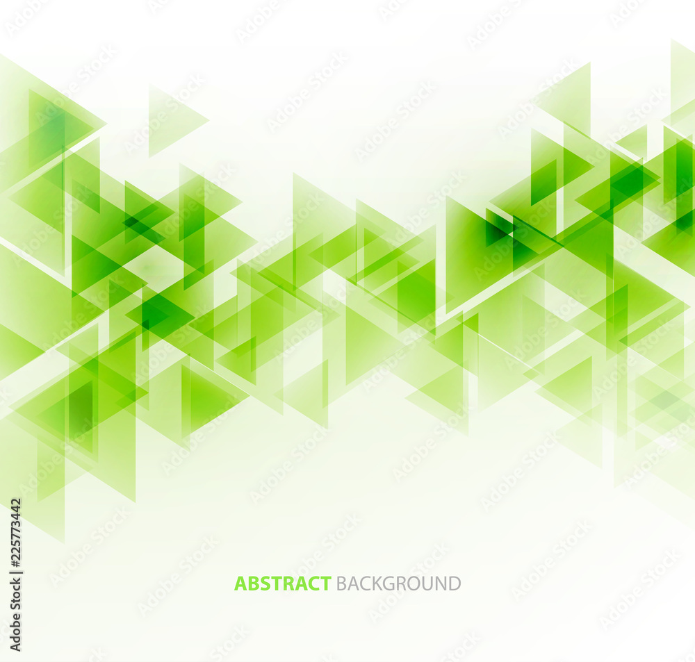 Poster abstract polygonal triangles poster.