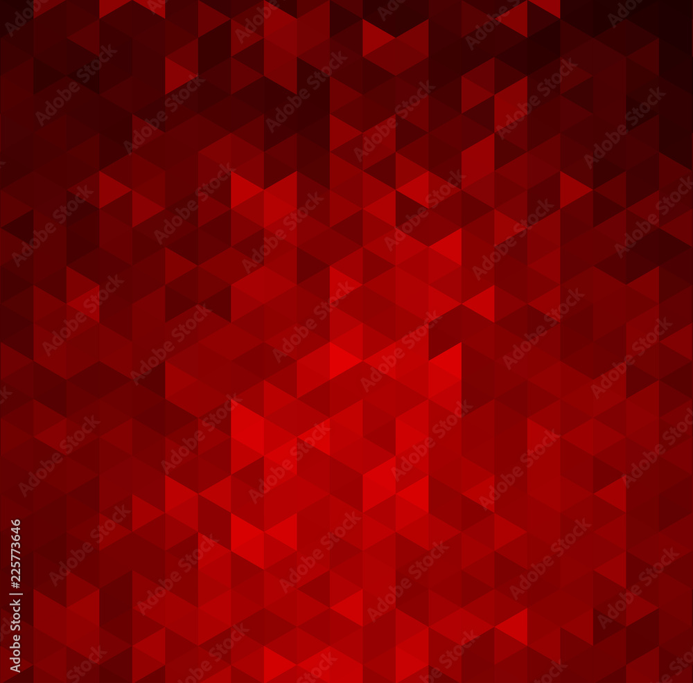 Poster Abstract red colorful vector background