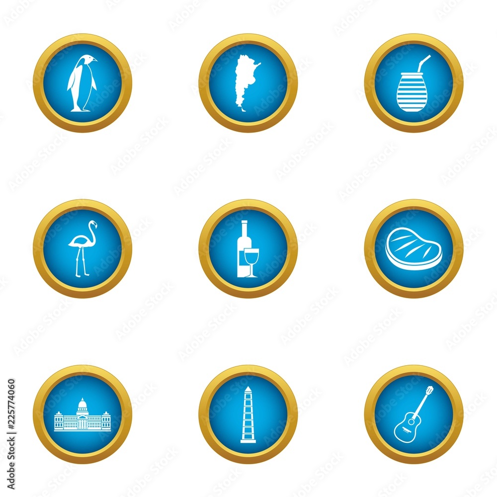 Poster instinctive icons set. flat set of 9 instinctive vector icons for web isolated on white background