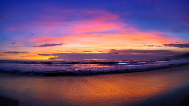Loop of Beach Sunset