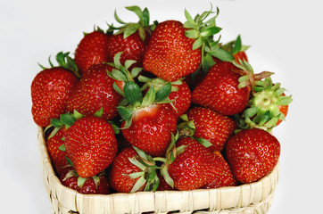 strawberry, red berry ripe, fragrant, sweet, tasty