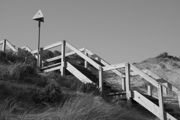 Beach stairs