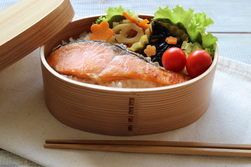 鮭のおべんとう
