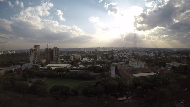 Panoramic view of city (Foz do Igua&ccedil;u
