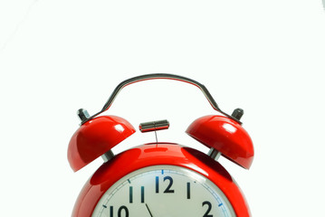 Close up of alarm clock bell. 　目覚まし時計のベルのクローズアップ