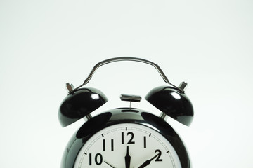 Close up of alarm clock bell. 　目覚まし時計のベルのクローズアップ