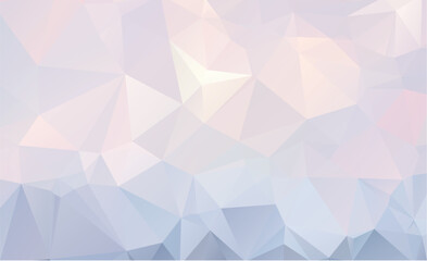 Light Orange vector Low poly crystal background. Polygon design pattern. Low poly illustration, low polygon background.