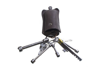 door key isolated on white background