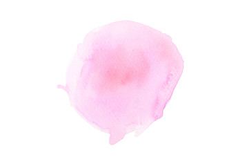 Fototapeta premium Pink watercolor for an abstract background.