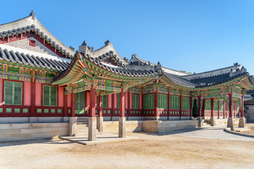 Obraz premium Amazing view of colorful Huijeongdang Hall, Changdeokgung Palace