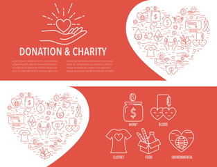 Donation banner template