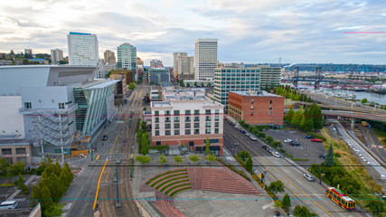 Downtown Tacoma Washington Skyline Waterfront