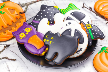 Assortment of gingerbread cookies