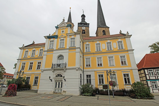 Historisches Rathaus in Burg (ab 1550, Sachsen-Anhalt)