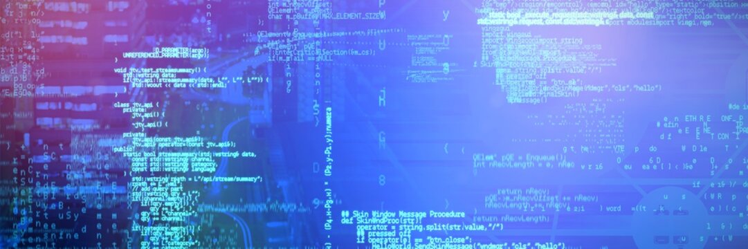 Composite image of cloud computing symbols - Powered by Adobe