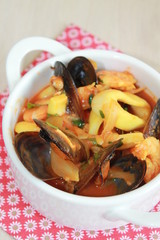 cassolette de fruits de mer