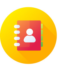 Phonebook icon. Conacts