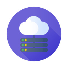Cloud server icon