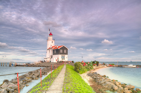 Lighthouse "Paard van Marken."