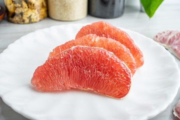 Nutritious and delicious red grapefruit