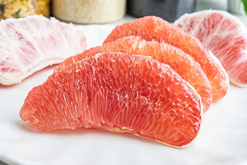 Nutritious and delicious red grapefruit