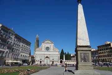 Santa Maria Novella church in Florence, Italy