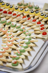 Vassoio con antipasti finger food