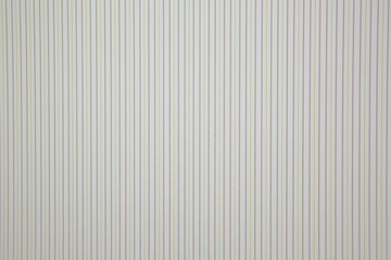 Obraz premium White flat line wallpaper . parallel straight line wallpaper . Straight lines on white backdrop. Narrow bars, streaks template.