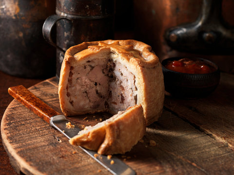 Raised game pie