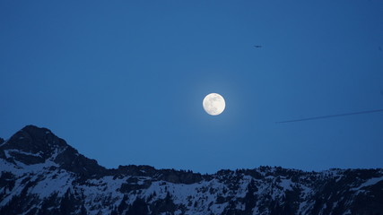 Vollmond Schinigenplaten Grad