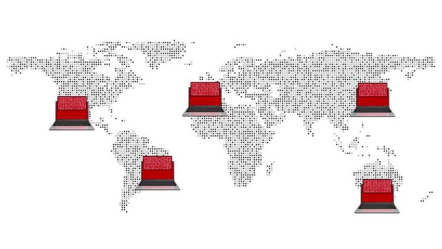 Understanding Blockchain.

Animation of a worldwide computer network building a blockchain or distributed ledger as used by cryptocurrencies such as bitcoin.