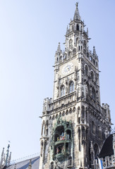 Munich, Germany - 05/12/2018: Marienplatz