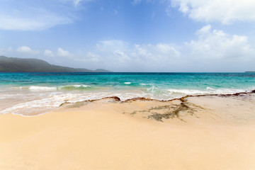 Playa Rincon: Antillen, Karibik, Ferien, Tourismus, Sommer, Sonne, Strand, Auszeit, Meer, Glück,...