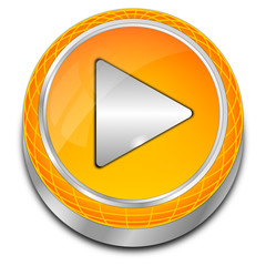 Play Button - 3D illustration