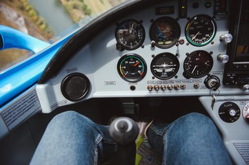cockpit of aircraft
