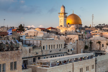 Nice view of the Dome of the Rock - obrazy, fototapety, plakaty